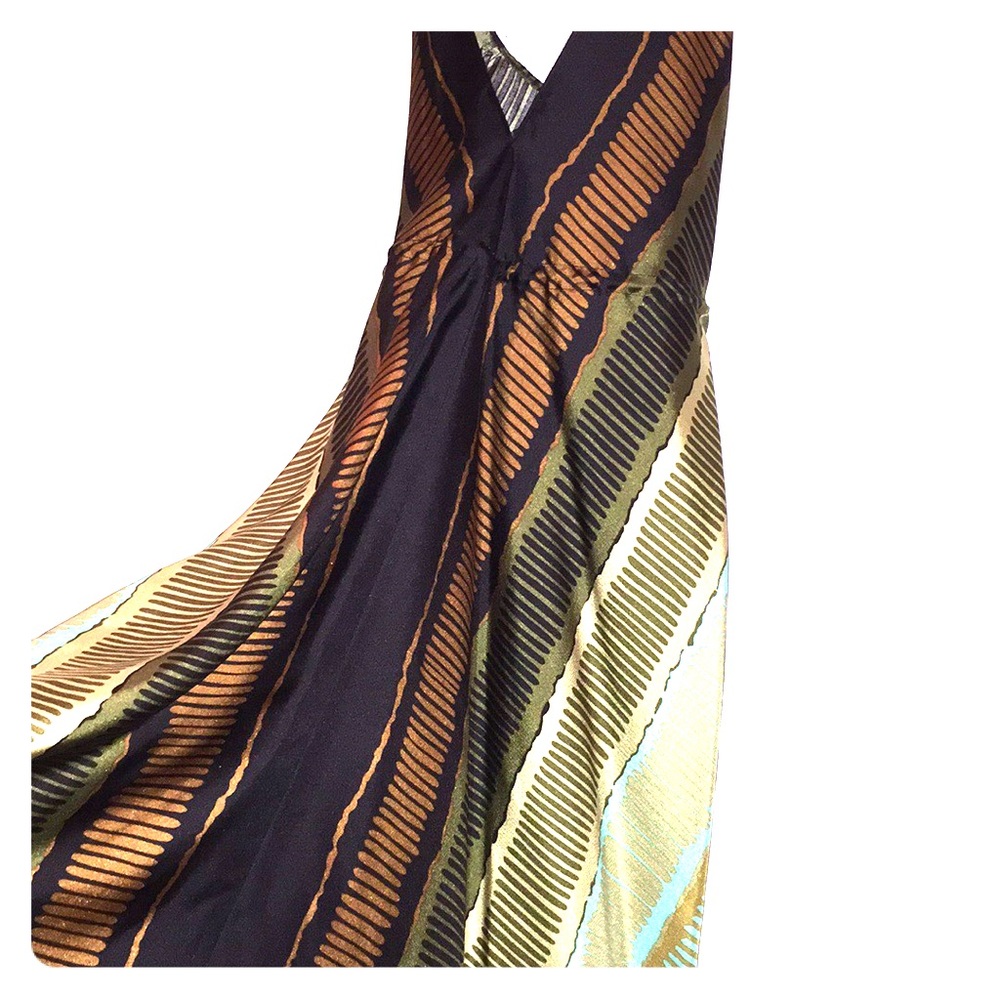 Gorgeous Print, 100% Silk Asymmetrical Dress